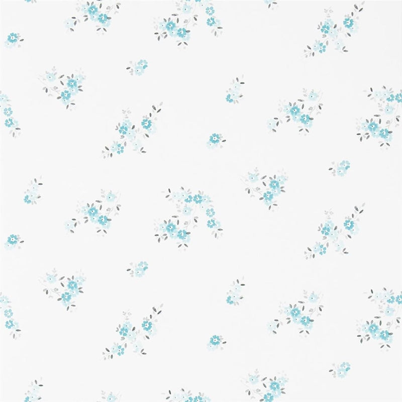 Sample P588-03 Gentian, Aqua by Designer Guild Wallpaper