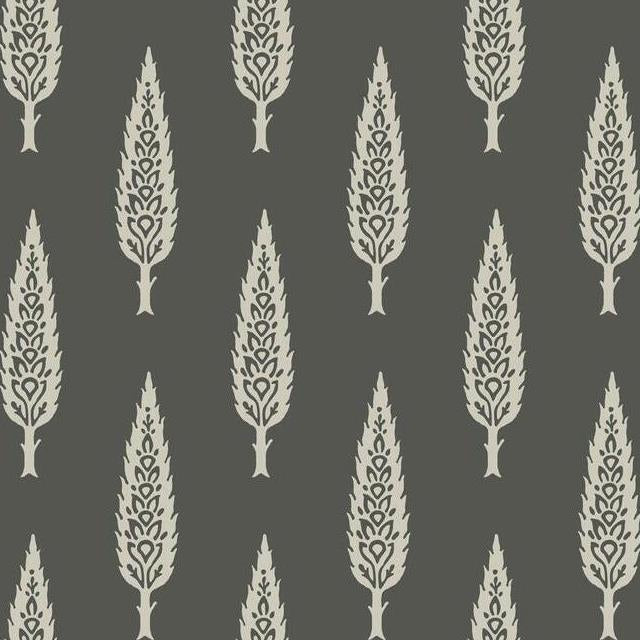 Acquire SS2607 Silhouettes Juniper Tree Black York Wallpaper