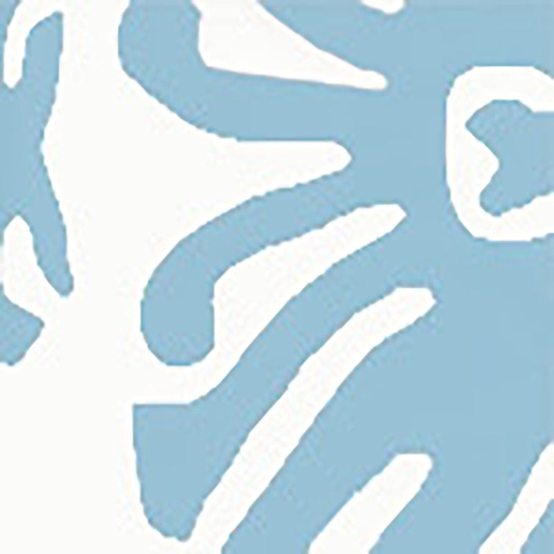 Sample 2470-07WP Sigourney, Windsor Blue on White by Quadrille Wallpaper