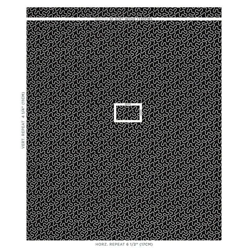Search 67605 Meander Embroidery Black By Schumacher Fabric