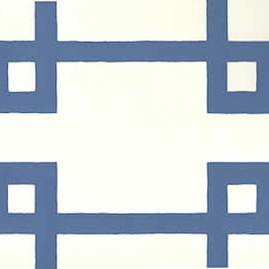 Purchase 300409OWP Brighton New Navy On Off White by Quadrille Wallpaper