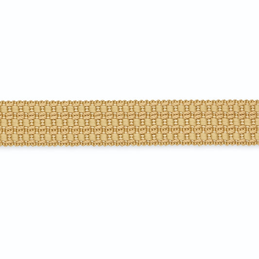 B102-2 | Hameau Three-Row Braid, Antelope - Schumacher Fabric
