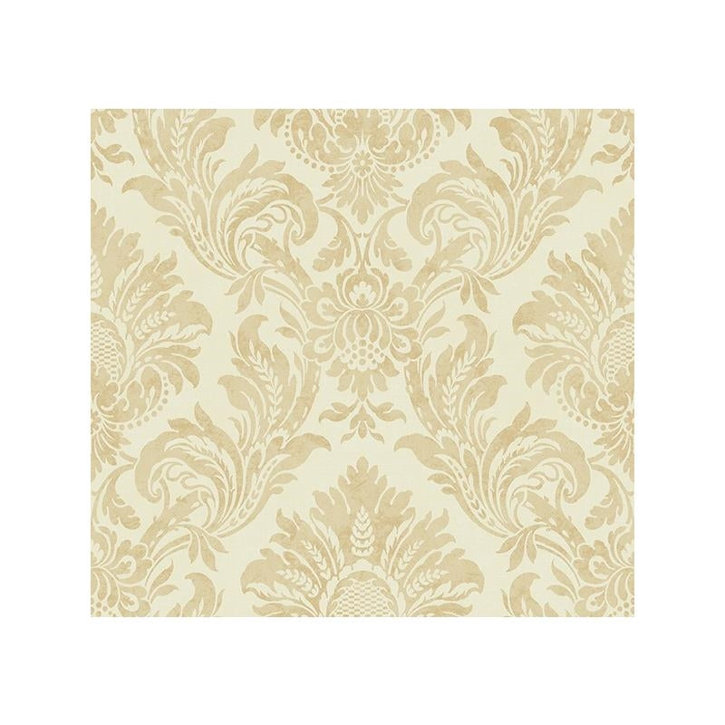 Sample Carl Robinson  CB74403, Garrick color Metallic Gold  Damask Wallpaper
