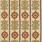 Looking 175181 Temara Embroidered Print Spice by Schumacher Fabric