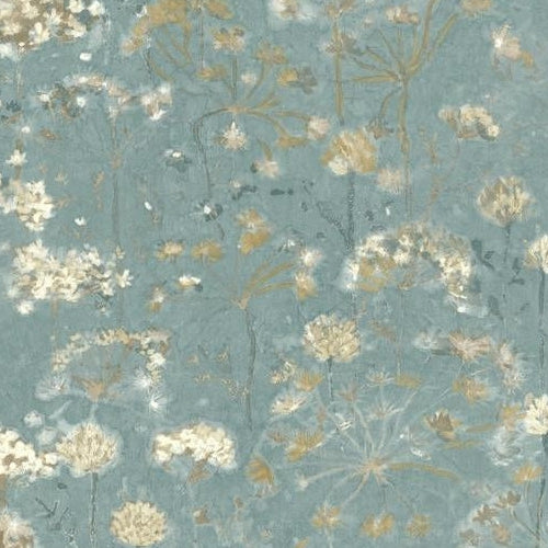 Looking PSW1106RL Simply Candice Botanical Blue Peel and Stick Wallpaper