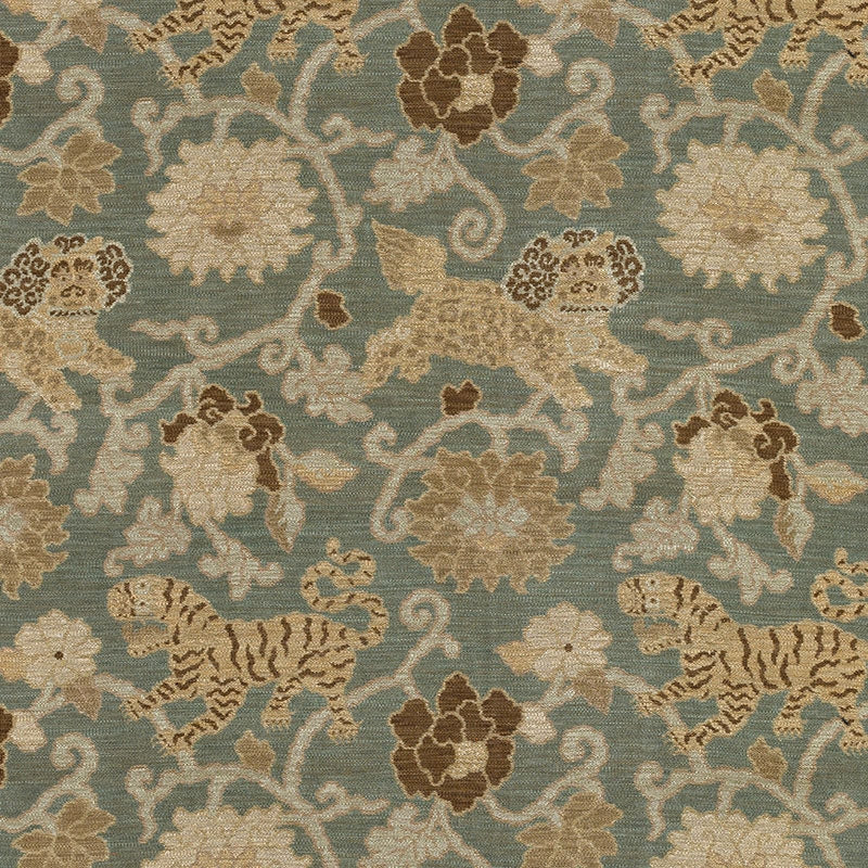 Purchase sample of 62681 Khotan Weave, Mineral by Schumacher Fabric