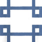 Sample 300409WWP Brighton, New Navy on White  by Quadrille Wallpaper