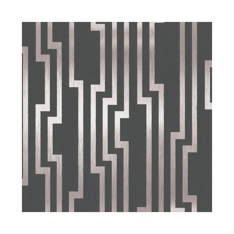 Sample DE8818 Journey, Velocity color Silver, Geometrics by Candice Olson Wallpaper