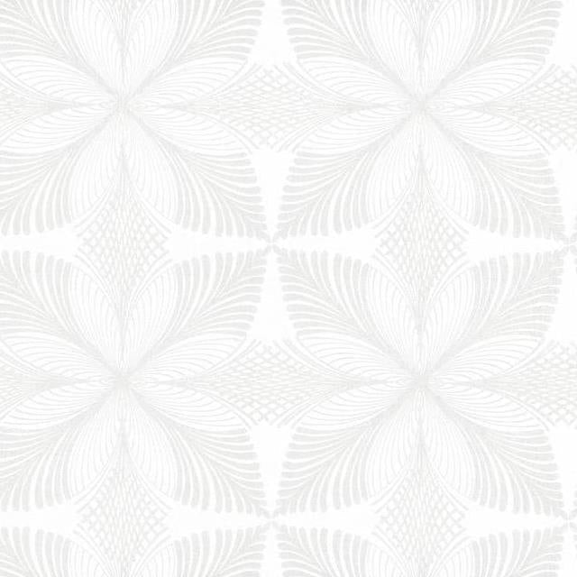 Find HC7540 Handcrafted Naturals Roulettes Lily White/Cream by Ronald Redding Wallpaper
