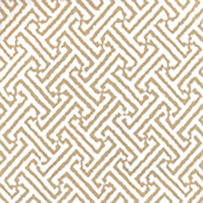 Buy 3080-08WP Java Java Taupe on White by Quadrille Wallpaper