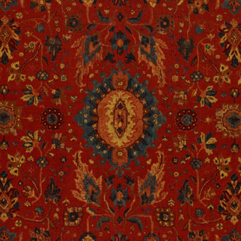 Buy 172790 Jahanara Carpet Turkish Red by Schumacher Fabric