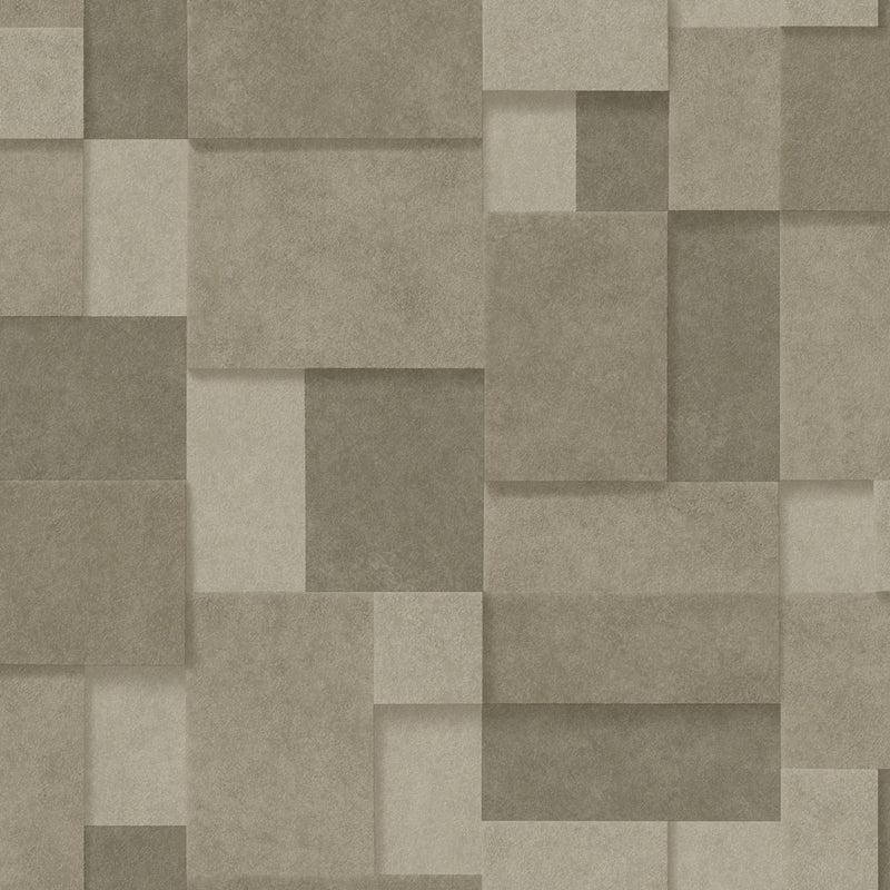 Sample 2922-25352 Trilogy, Duchamp Gold Metallic Squares by A-Street Prints Wallpaper
