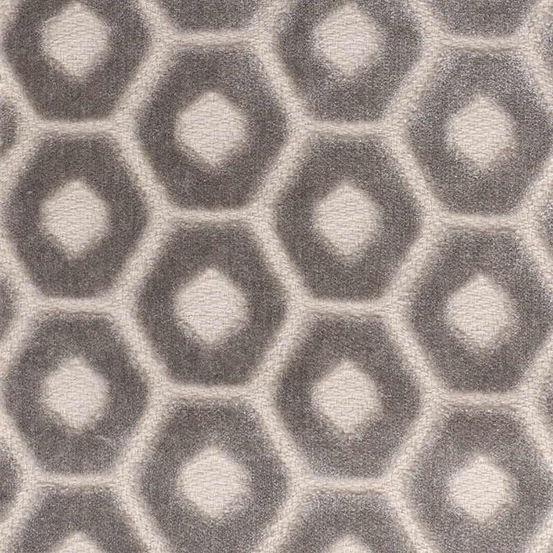 Sample Tamb-4 Tambourine 4 Grey By Stout Fabric