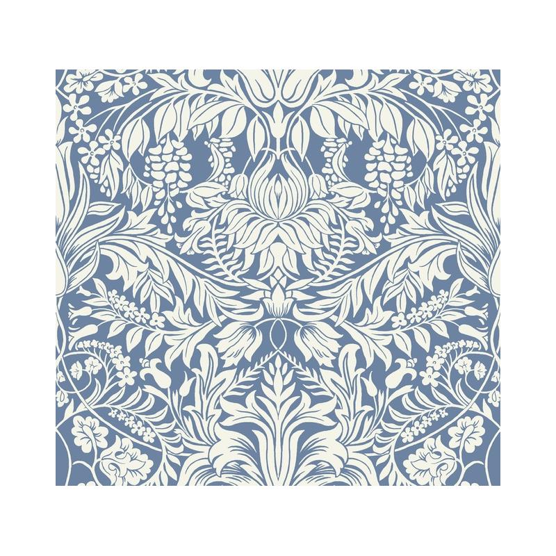 Sample AC9193 Lockwood Damask, Arts and Crafts by Ronald Redding Wallpaper