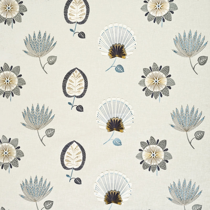 Sample COBB-4 Indigo by Stout Fabric