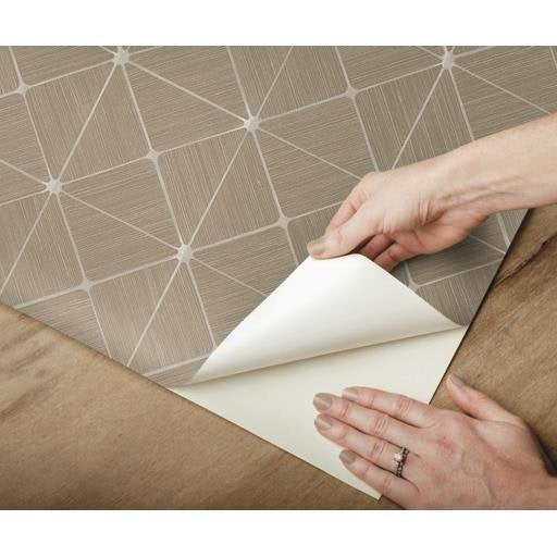 Purchase Psw1071Rl Geometrics Geometric Neutral Peel And Stick Wallpaper