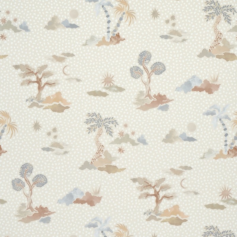 View 5013521 Valletta Moonstone Schumacher Wallcovering Wallpaper