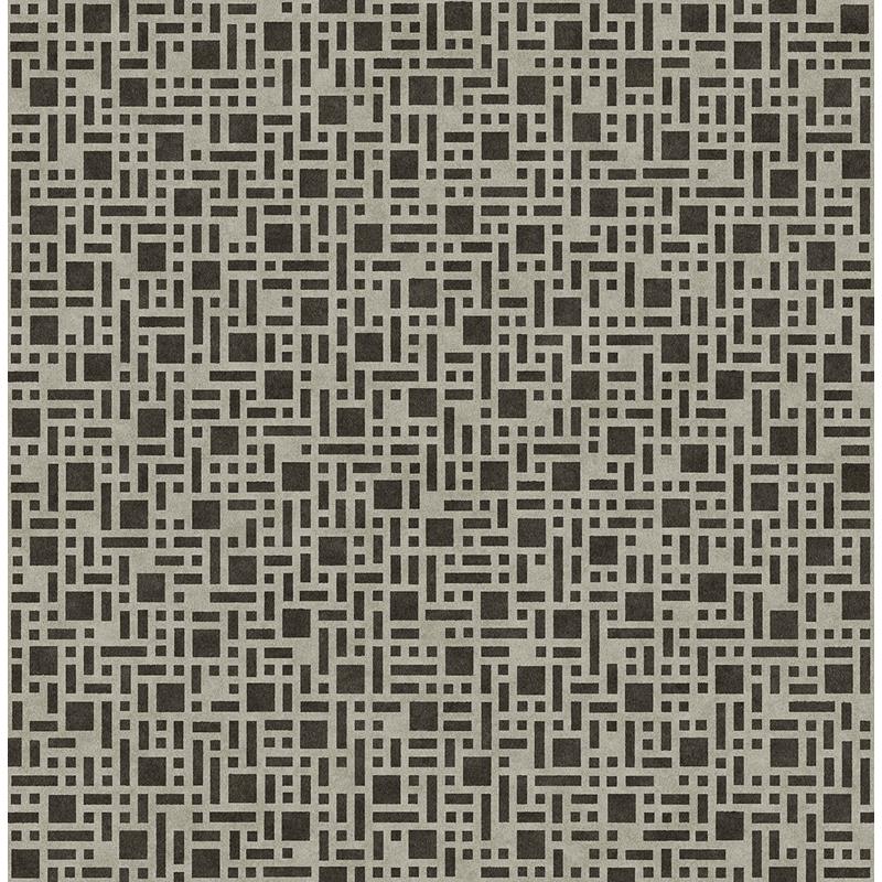 Select 2764-24340 Bento Brown Geometric Mistral A-Street Prints Wallpaper