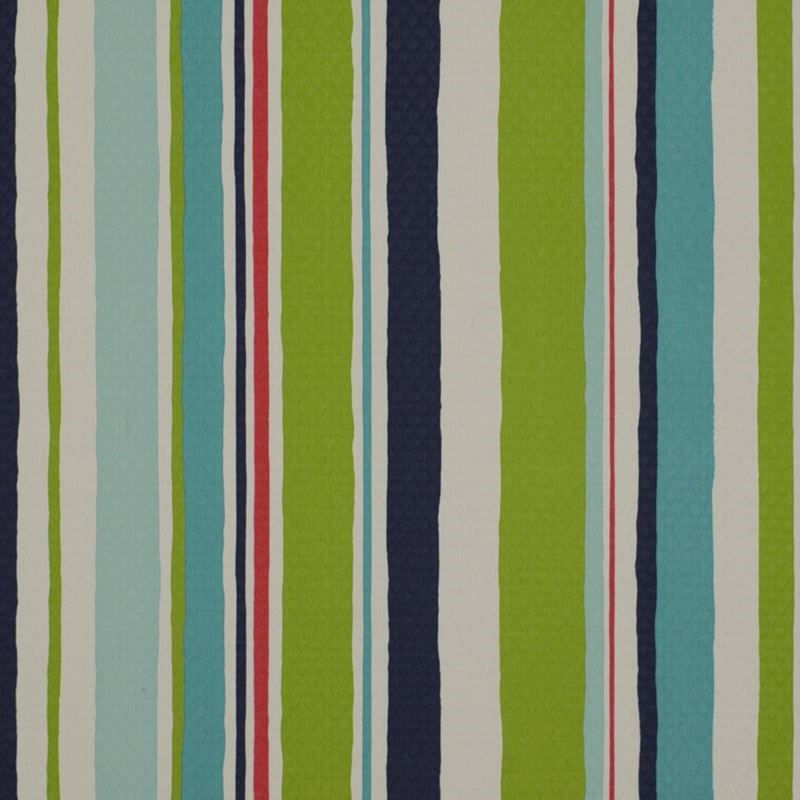 210237 | Baja Stripe Em Turquoise - Robert Allen