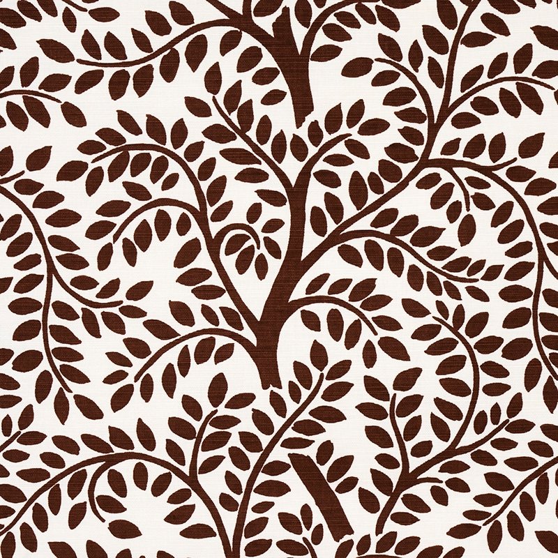 Save 179502 Temple Garden Ii Brown By Schumacher Fabric