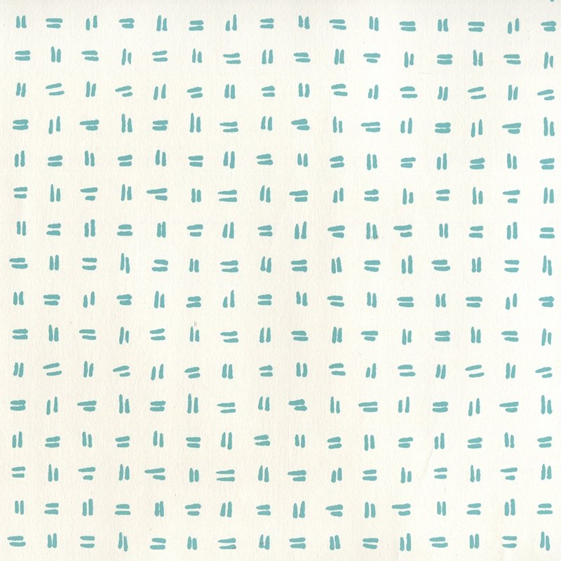 Sample AP880-03AWP Tate, Turquoise on Almost White by Quadrille Wallpaper