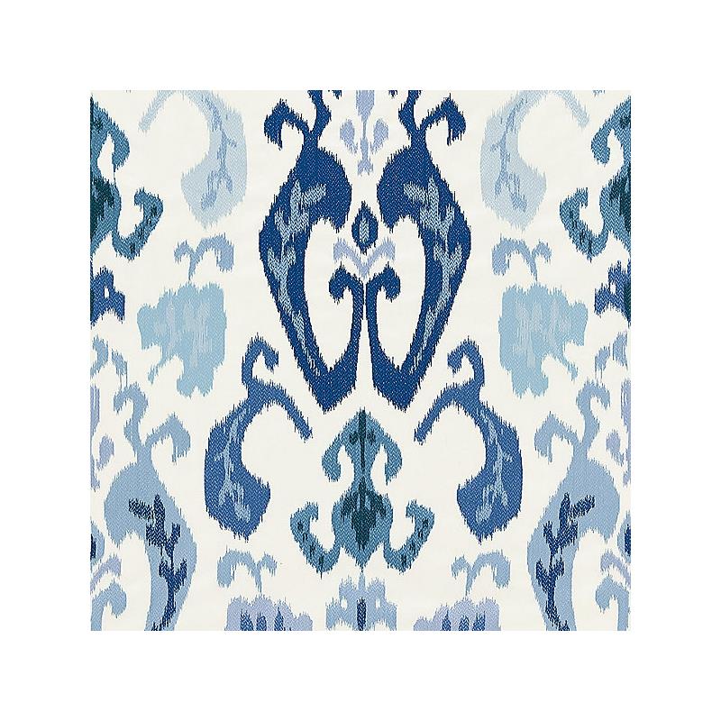 Order 27172-002 Mandalay Ikat Embroidery Porcelain by Scalamandre Fabric