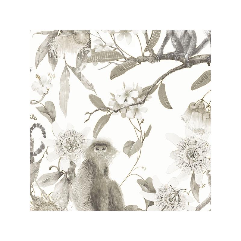 Sample G67959 Organic Textures, Beige Lemur Wallpaper by Norwall
