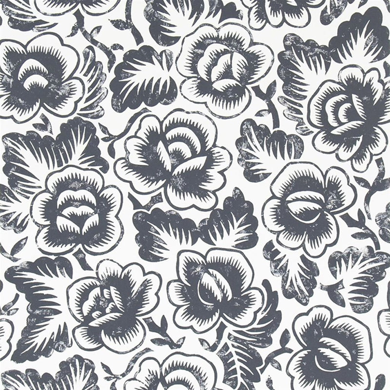 Sample P592-05 Rosario, Noir by Designer Guild Wallpaper