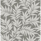 Find 2970-26123 Revival Morris Dark Grey Leaf Wallpaper Dark Grey A-Street Prints Wallpaper