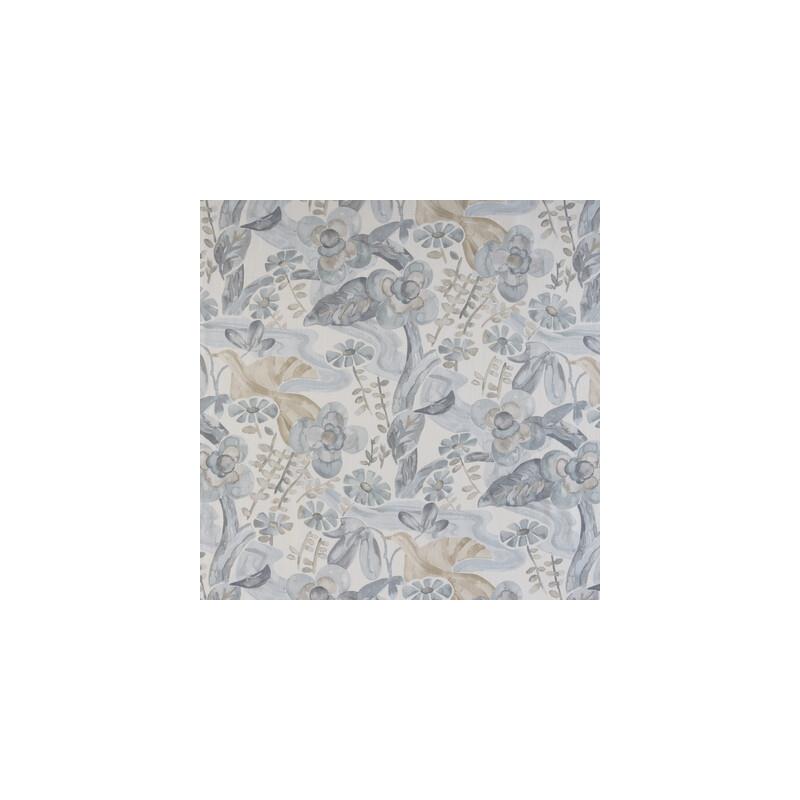 Sample FAERIE.516.0 Faerie Blue Botanical Kravet Design Fabric