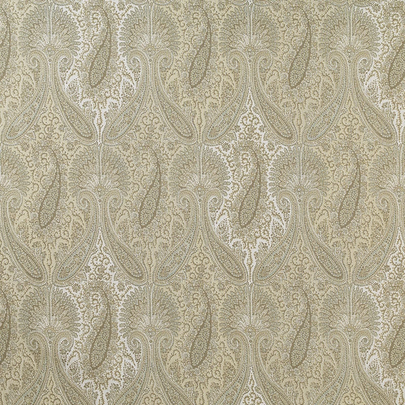 Purchase sample of 174381 Sarawak Paisley, Alabaster by Schumacher Fabric