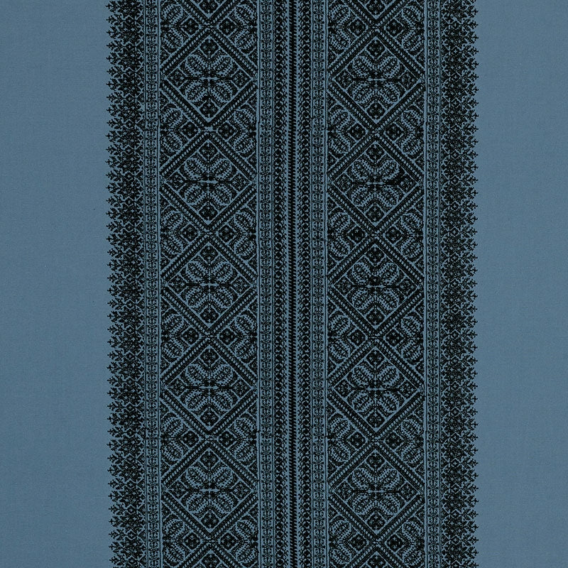 Purchase sample of 69731 Toledo, Midnight by Schumacher Fabric
