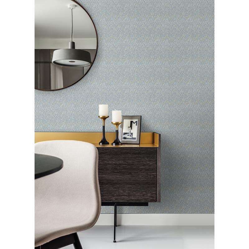 SLS4295 Scott Living Grey Blue Alden Peel &amp; Stick Wallpaper by NuWallpaper3