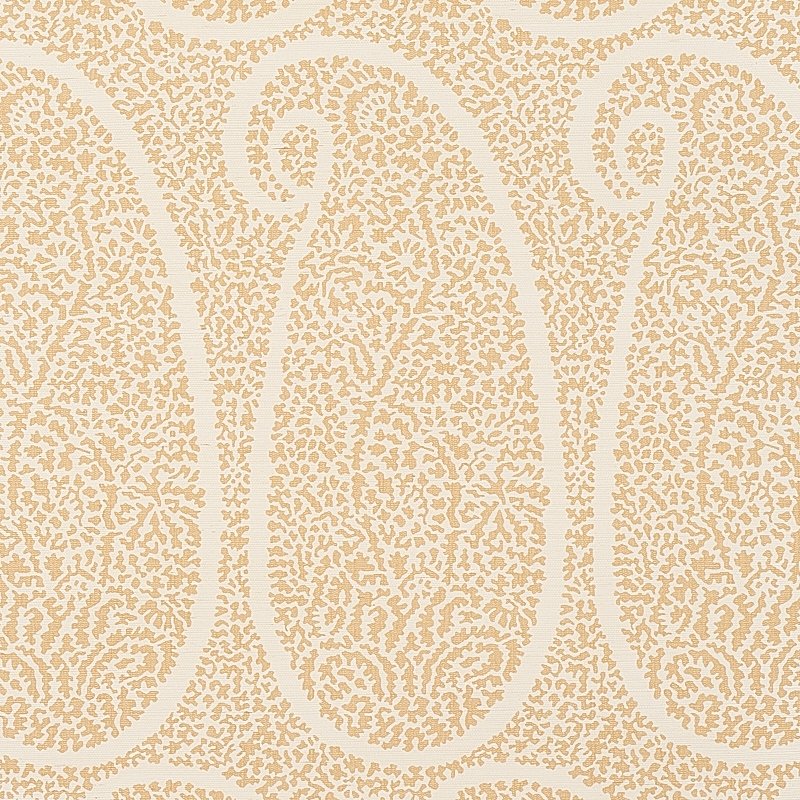 Select 5013033 Ambala Paisley Sisal Straw Schumacher Wallcovering Wallpaper