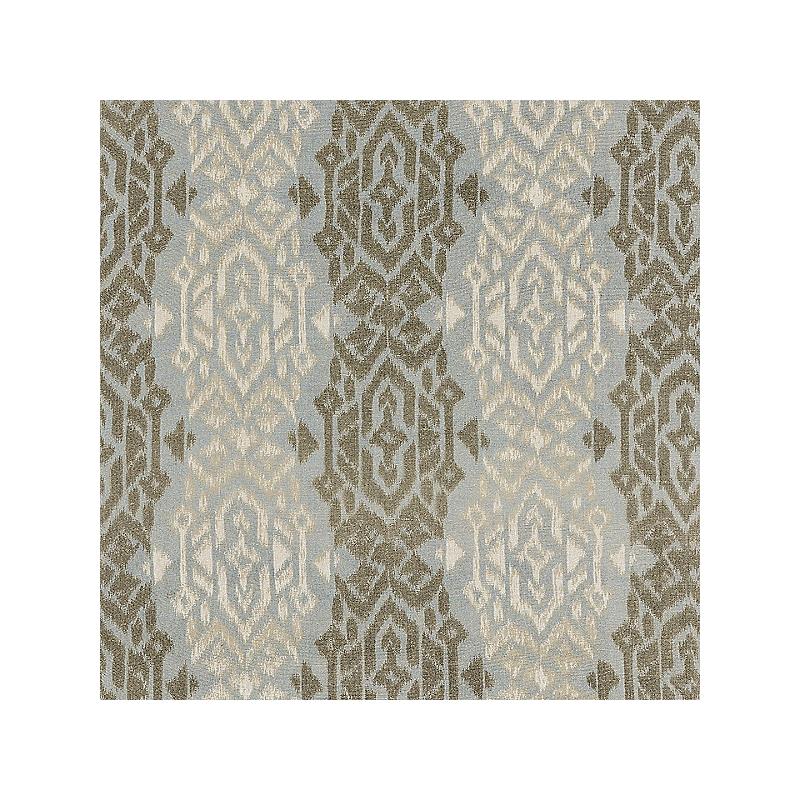 Sample 27167-001 Sumatra Ikat Weave, Bluestone - Scalamandre Fabric (SC 000127167)
