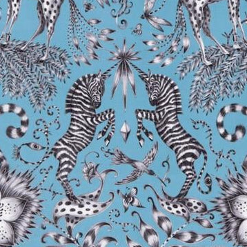 Order F1210/01 Kruger Velvet Animal/Insect by Clarke And Clarke Fabric