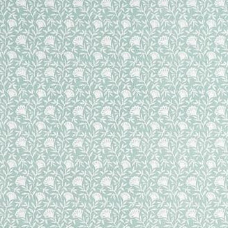 Save F1465/04 Melby Mint Botanical by Clarke And Clarke Fabric