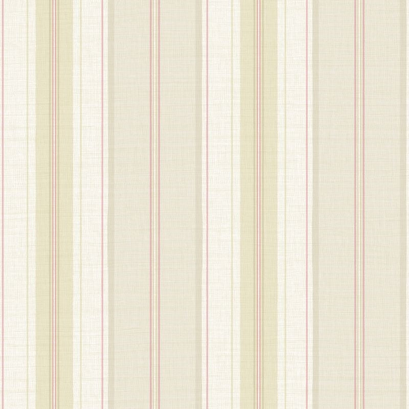 Buy FG71401 Flora Stripe by Wallquest Wallpaper
