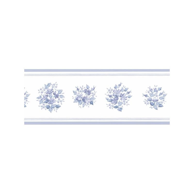 Sample PR79662 Blue Small Floral wallpaper Norwall Wallpaper