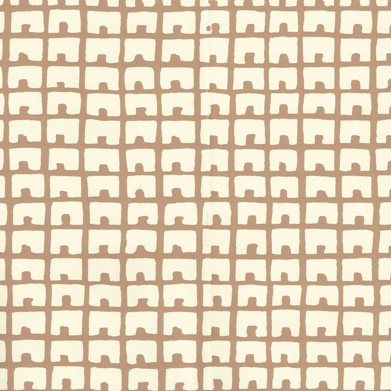 Sample 4040-02WP Fez Background, Camel Off White by Quadrille Wallpaper