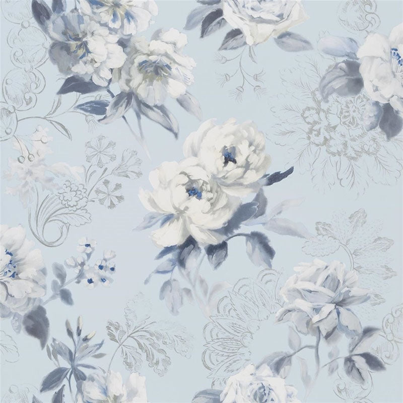 Select PDG1051/03 Victorine Cornflower by Designer Guild Wallpaper