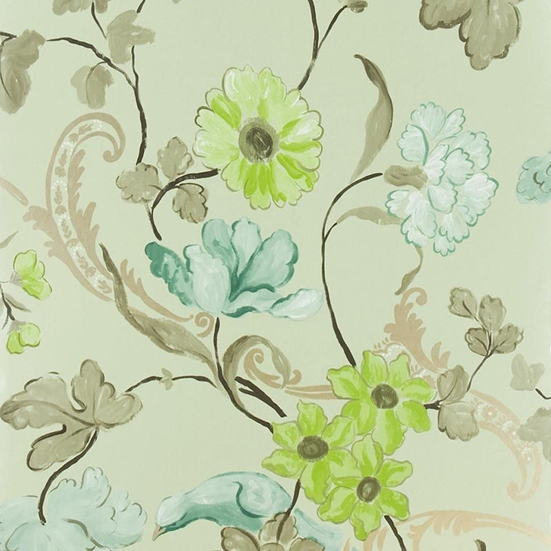 Buy P505/04 Whitewell Celadon by Designer Guild Wallpaper