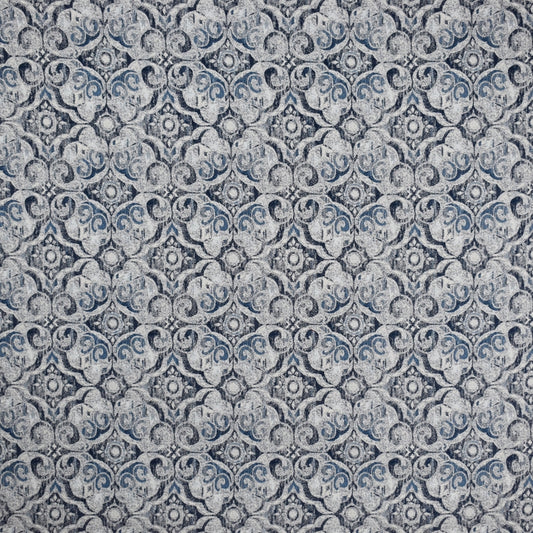 Looking F2002 Baltic Blue Medallion Greenhouse Fabric