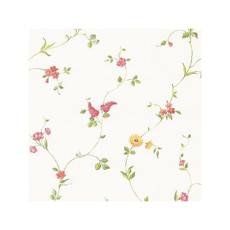 Sample FK26958 Red Small Floral wallpaper Norwall Wallpaper