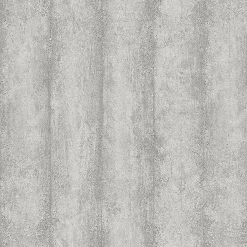 Buy 4041-429428 Passport Flint Light Grey Wood Wallpaper Light Grey by Advantage
