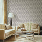 Find 2625-21850 Symetrie Frequency Grey Ogee A Street Prints Wallpaper