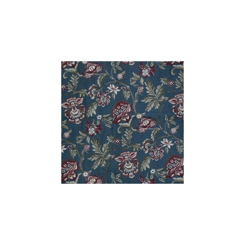 Save F3499 Sapphire Blue Floral Greenhouse Fabric