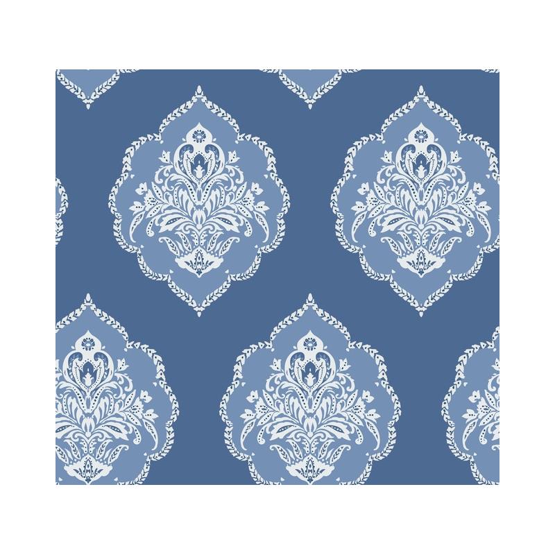 Sample DM4986 Damask Resource Library, Signet Medallion Dam by York Wallpaper