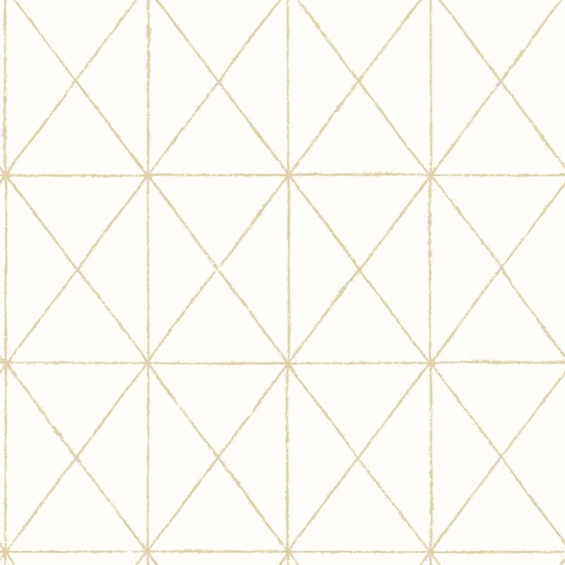 Order 2904-78002 Fresh Start Kitchen & Bath Intersection Gold Diamond Wallpaper Gold Brewster