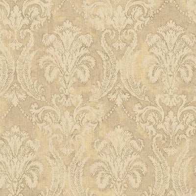 Order FF51115 Fairfield Off-White Damask by Seabrook Wallpaper